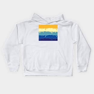 Retro Colors Ice Cream Kids Hoodie